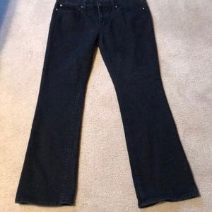 Gap sexy boot cut fit jeans in black